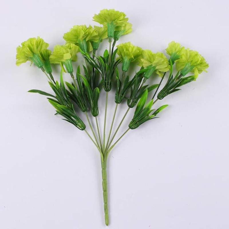 Artificial Carnation Fake Flower Bush Bouquet Family Wedding Decor gallery