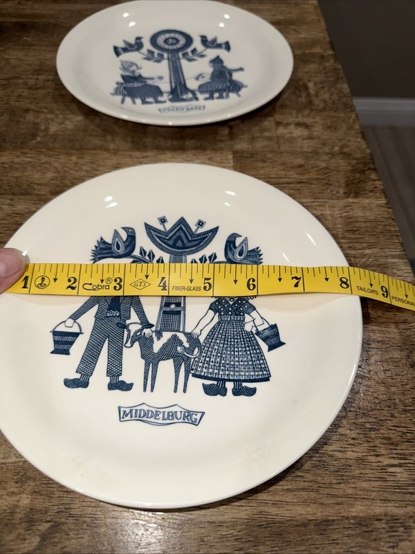 Vintage Royal Sphinx Staphurst Spakenburg Holland Plates Delft Type Dutch Plates gallery