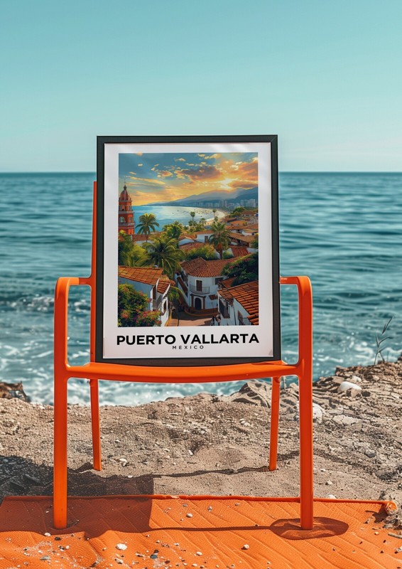 Puerto Vallarta, Mexico – Travel Poster, Home Decor, Wall Art, Gift Ideas