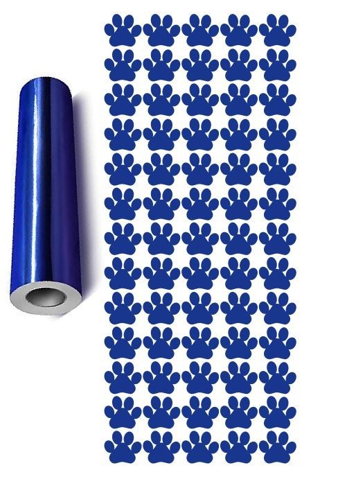 Paw Stickers Sticker Chrome Blue 3/4″ DC15 Envelope Seals Arts & Crafts Vinyl