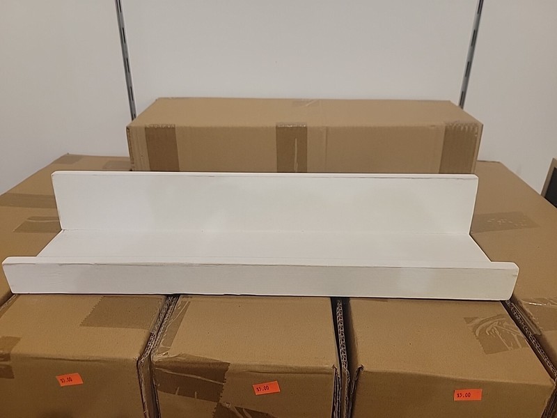 White wooden shelf- Decocrated