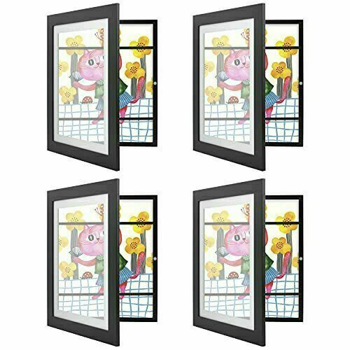Set of 4 10 x 12.5 Kids Art Frames Front-Opening Great for Children Drawings