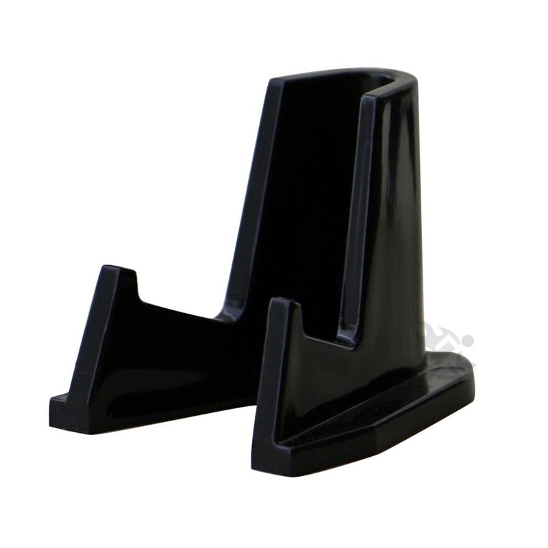 Pocket Watch Display Stand Deluxe Easels with 1/2" Shelf, Black 25 Pack gallery