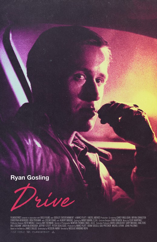 AA1143 Drive Film By Nicolas Winding Refn 2011 Movie Poster 11x17