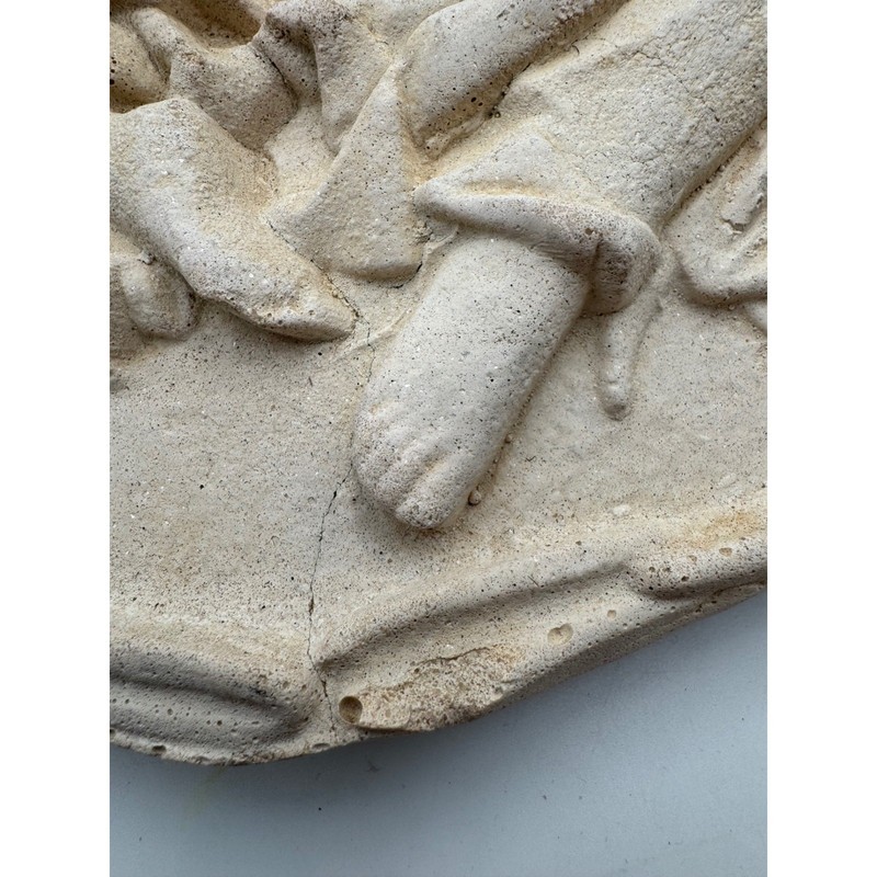 Antique Style Plaster Wall Plaque Angels Eye of Providence Religious Relief gallery