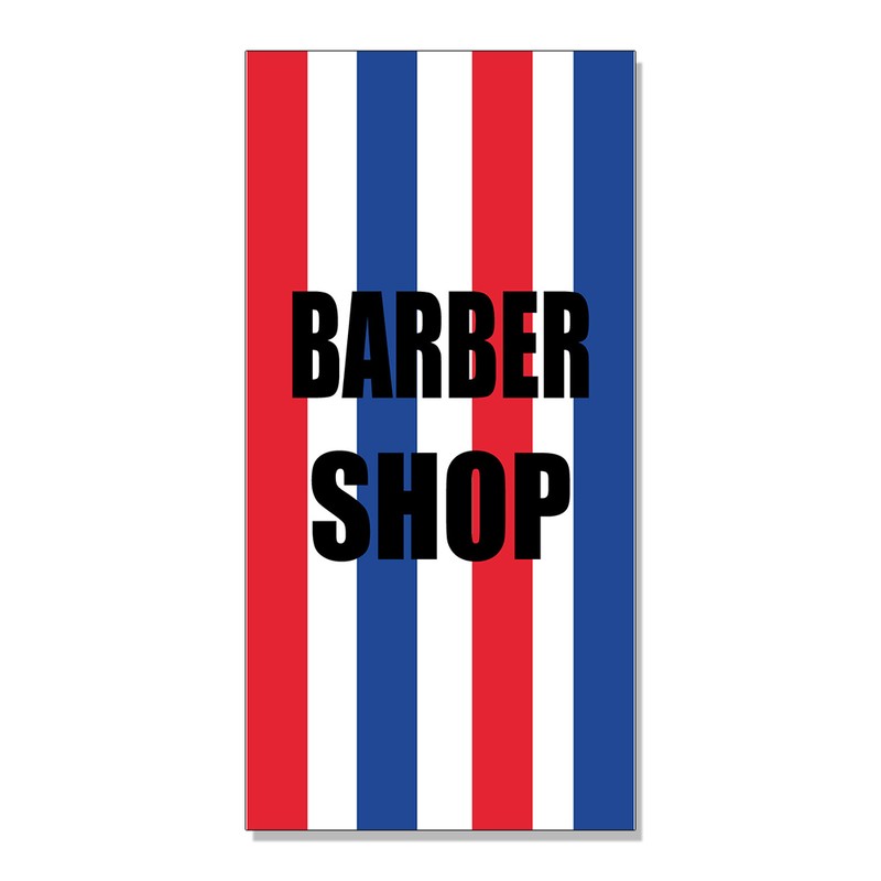 Barber Shop Promotion Business DECAL STICKER Retail Store Sign