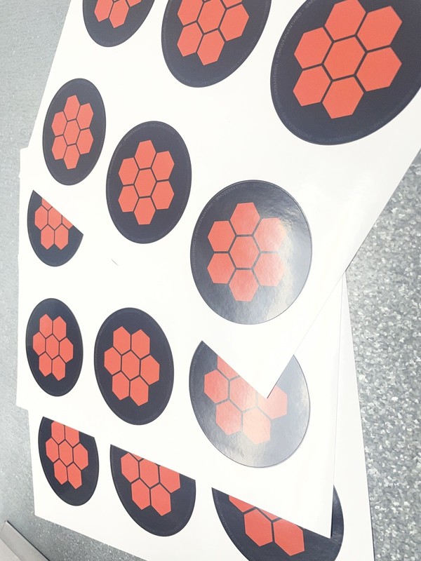 2x Boards of Canada Inferno Hex Logo Vinyl Sticker 3x3 BoC IDM Ambient Spelling gallery