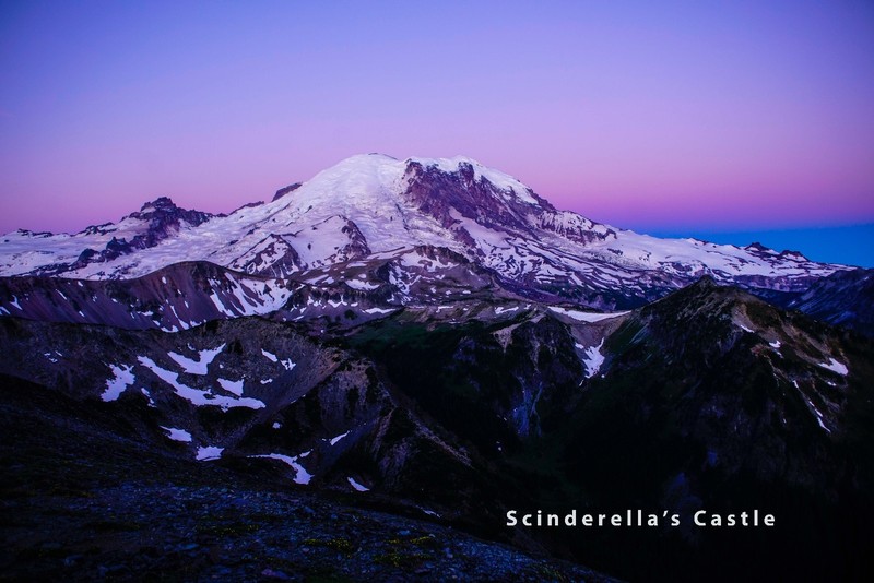 Sunrise at Mr Rainier Washington Photo Picture Print 4X6,5X7, 8X10, 8.5X11