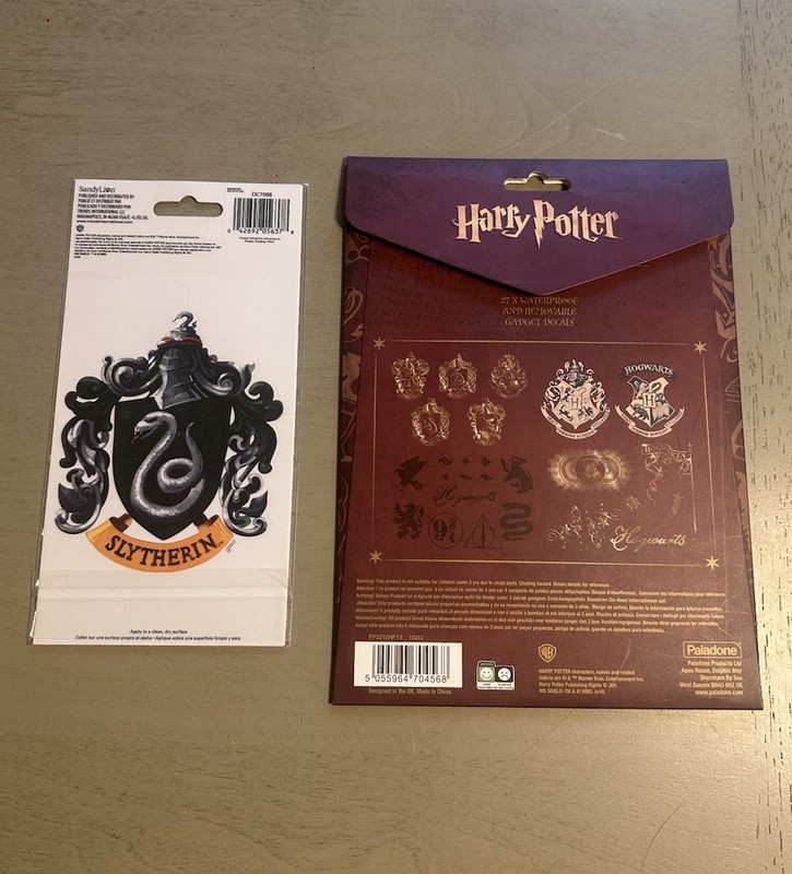 Harry Potter Gadget Decals + 1 Additional Slytherin House Decal gallery