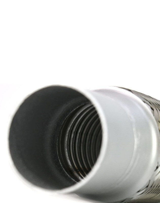 Qwork Exhaust Flex Pipe 2 Pack 2.25 X 6 X 10 Long Stainless Steel Heavy Duty gallery