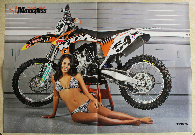 Transworld Motocross Magazine POSTER 14″x20″ Pull-Out Dirt Bike KTM 250 – 450