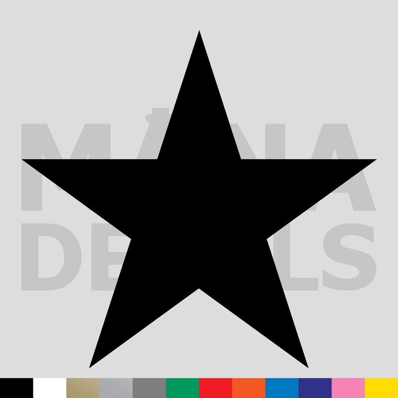 Star Vinyl Die Cut Decal Sticker