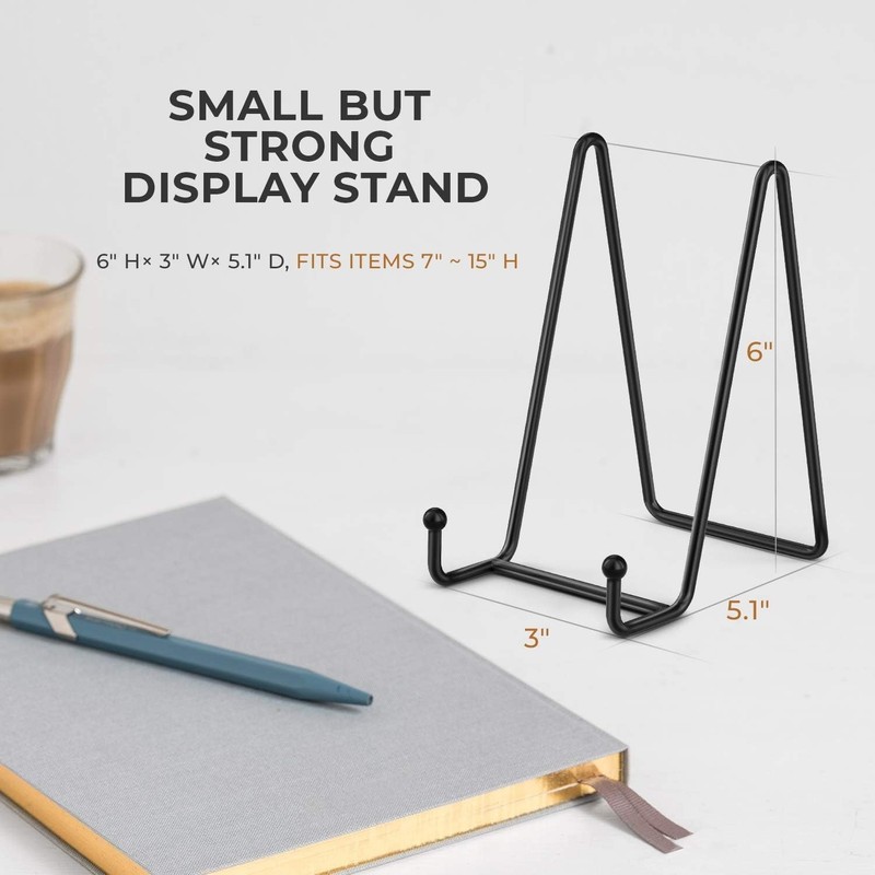 Plate Stands for Display - 6 Inch Stand + Metal Frame holder stand Picture, D... gallery
