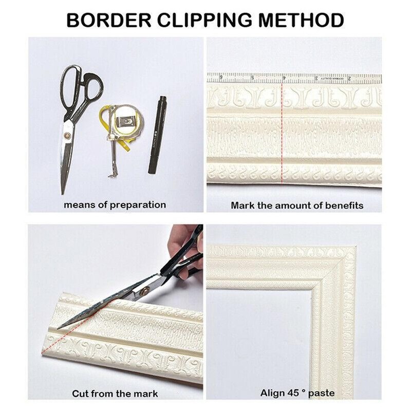 Oilproof Waterproof Foam Molding Trim Wallstick Picture Frame XPE Foam gallery
