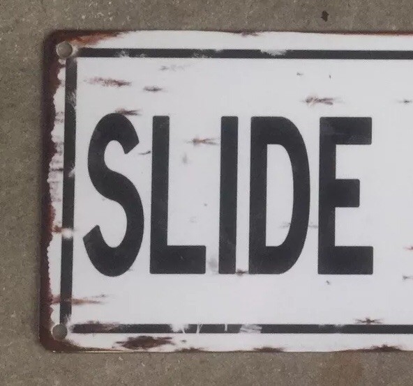 Slide Mountain Ulster County Catskills New York Vintage Street Sign Home Decor gallery