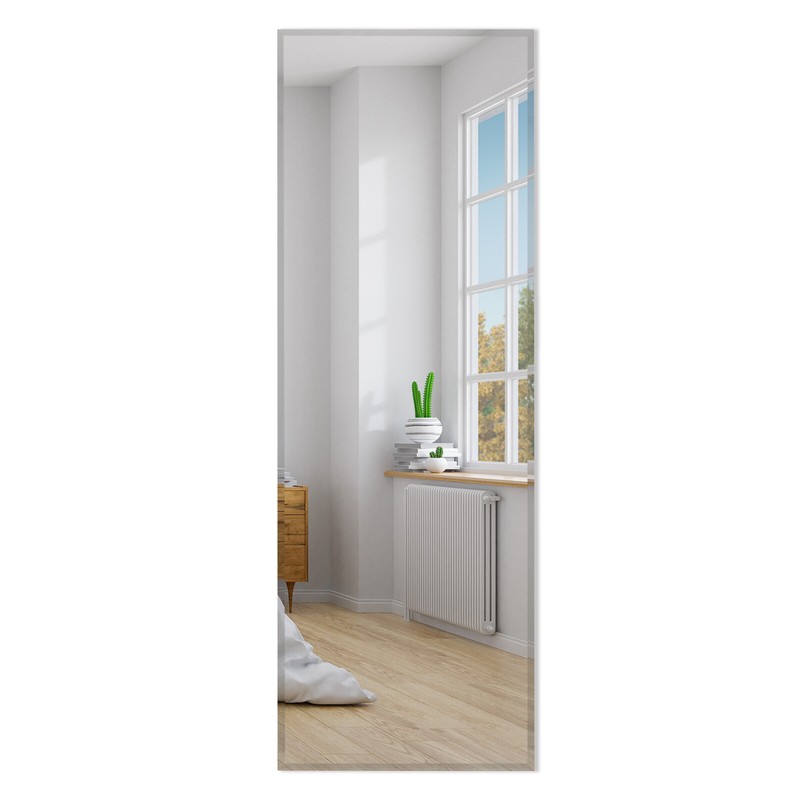 43″ x 15″ Wall Mounted Frameless Mirror Full Length Vertically or Horizontally