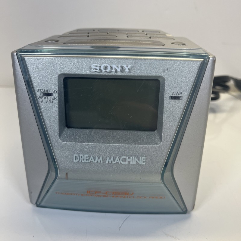 Sony Dream Machine ICF-C153V AM/FM Alarm Clock Radio w/ Snooze & Weather Alert