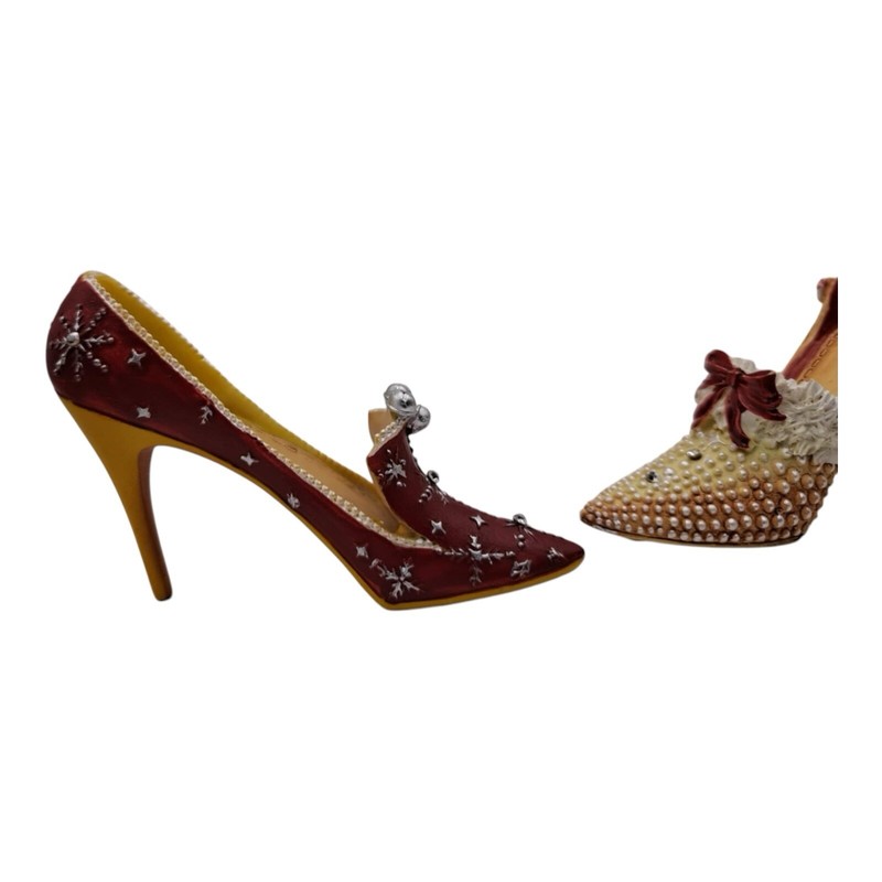 Card Photo Holder Set of 3 Shoes Resin High Heel Fashion Red Fancy Place Holder gallery