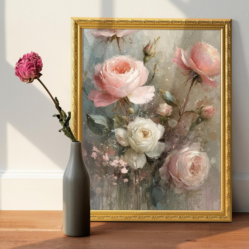 Ornate Vintage 11x14 Picture Frame for 8x10 Photo with Mat, Gold, 1 Pack gallery