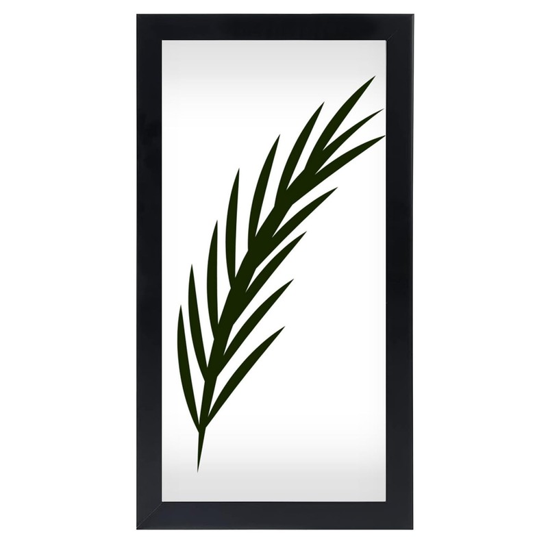 6×13 Picture Frame in Black, Photo Frames with Plexiglass, Horizontal and Ver…
