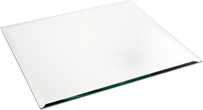 Set of 2 Beveled 12″ Square Glass Mirrors – 5mm Thick
