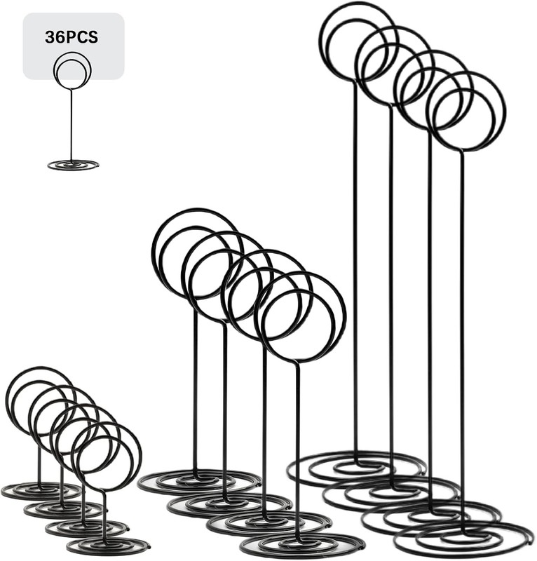36 Pieces Table Holders 3 Size Place Card Holder Ne s Menu