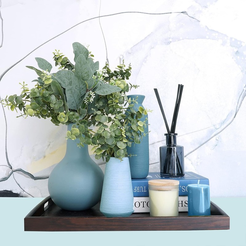 Mixed Eucalyptus Leaves Stems Bulk Artificial Eucalyptus Leaves Sprays gallery