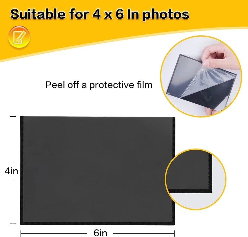 15 Pack 4x6 Inch Magnetic Picture Frame for Refrigerator Fridge Pictures Frame gallery