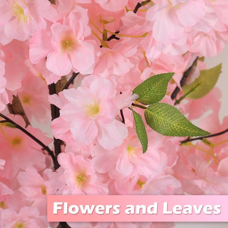 4FT Artificial Cherry Blossom Tree, Fake Plants Indoor Decor for Living Room gallery