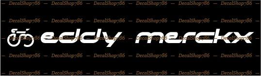 Eddy Merckx Bikes – Outdoor Sports Bicycles – Vinyl Die-Cut Peel N’ Stick Decals