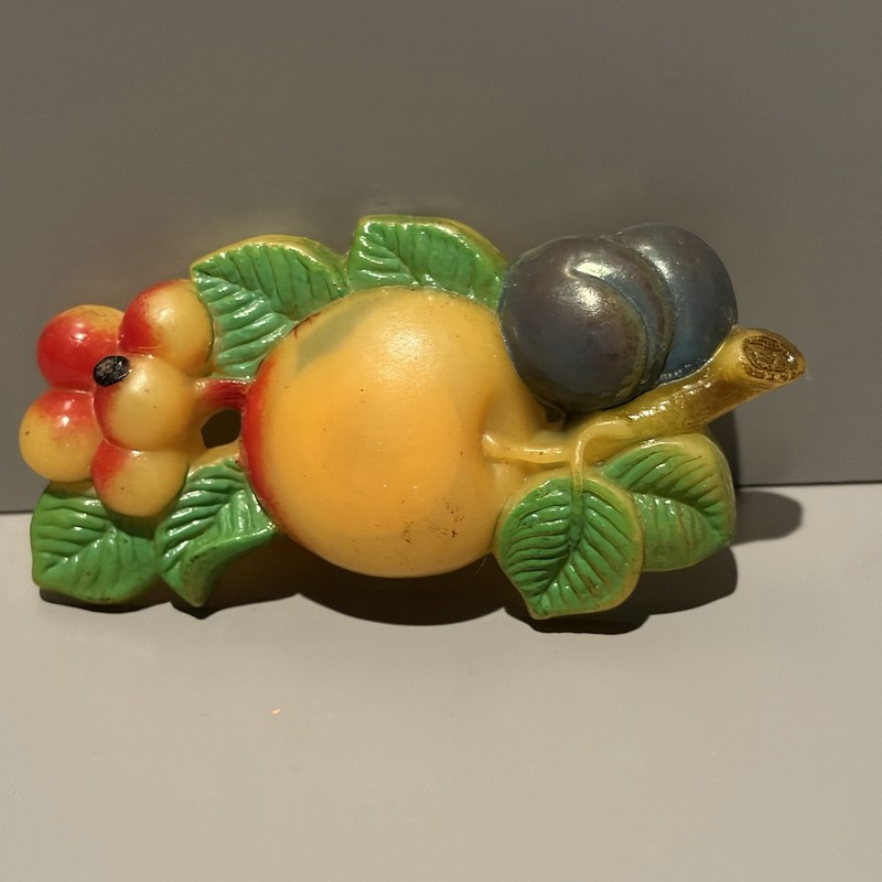 Mid Century Modern Vintage Fruit Refrigerator Magnet MCM Retro Kitchen Decor
