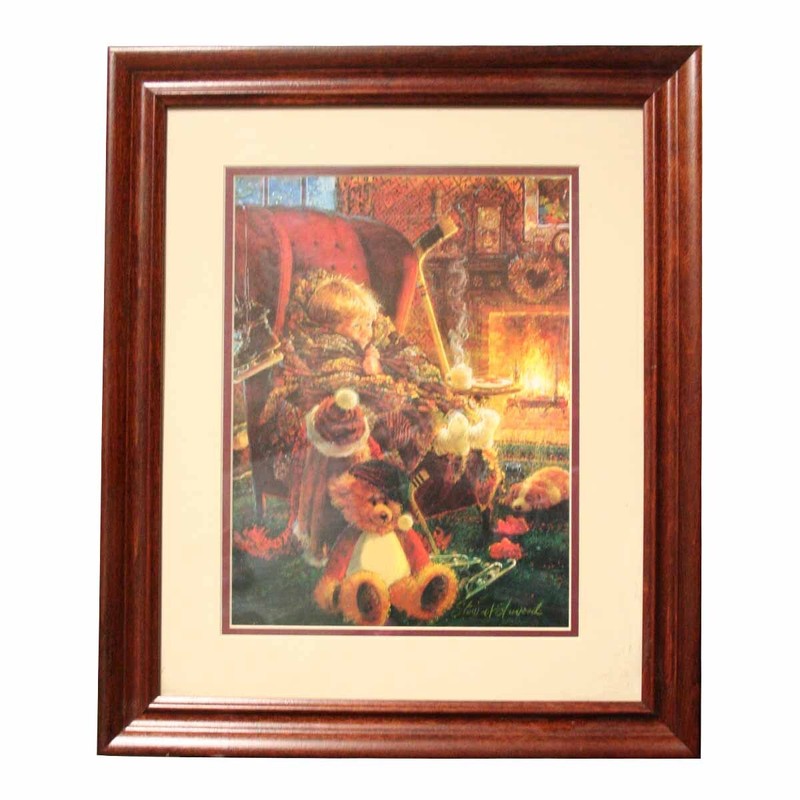 Framed Print Toasty Warm Cherry Wood Frame 15.5″ x 18.5″ | Renovator’s Supply
