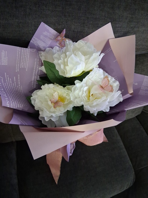 Handmade Faux Handheld Flower Bouquet For Any Occasion gallery