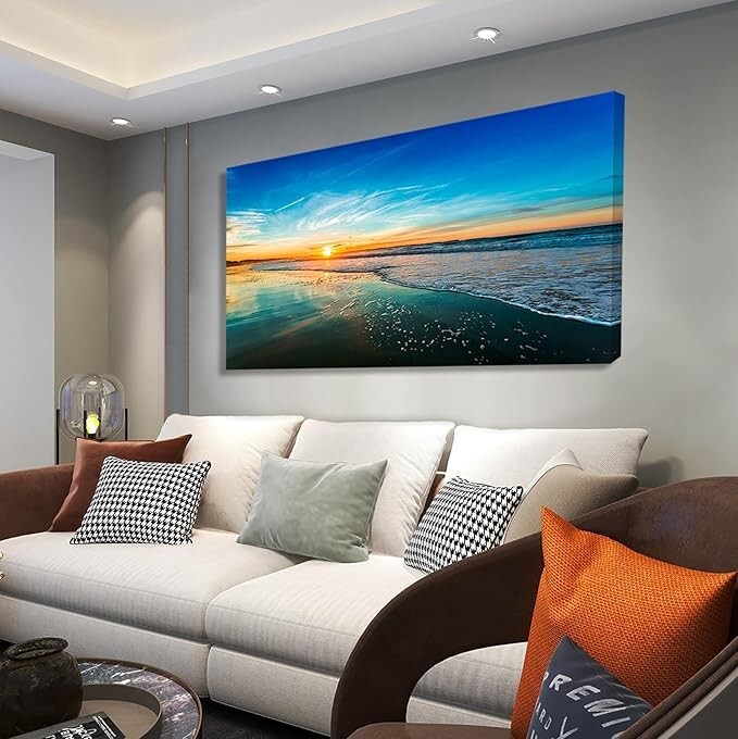 30''x60'' Sunset Canvas Wall Art - NEW! gallery