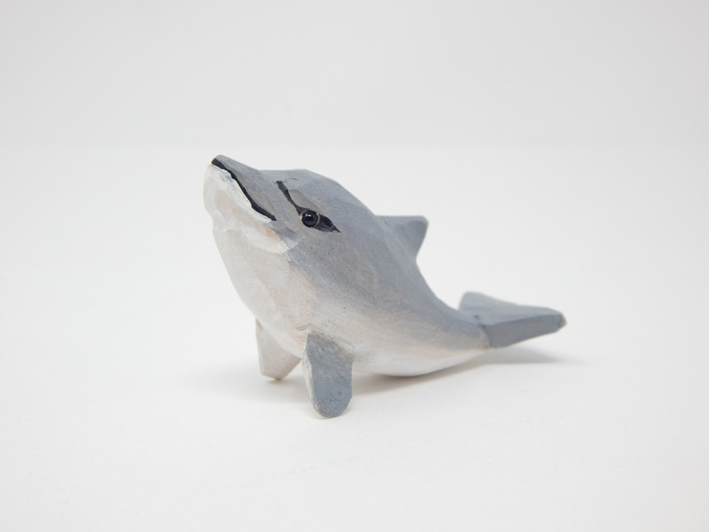 Dolphin Figure Miniature Statue Sea Sculpture Decor Garden Cake Topper gallery