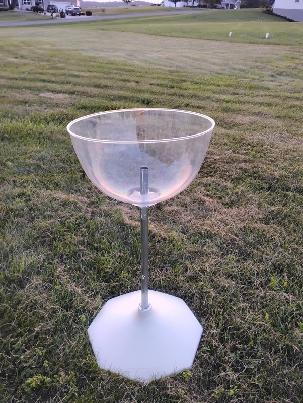 Vintage Mod Spaceage Terrarium Dome Floor Plant Stand Atomic MCM BASE ONLY