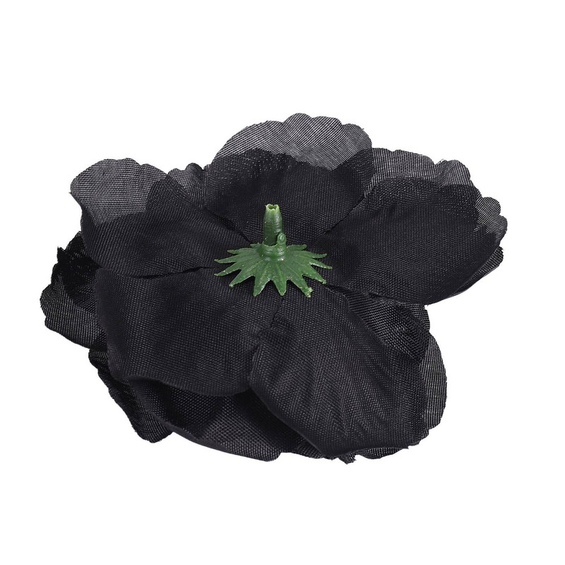 20 Pcs Black Rose Artificial Silk Flower Party Wedding House Garden4067 gallery