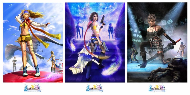 Final Fantasy X X-2 Yuna Rikku Paine PS5 PS2 PS3 PS4 POSTER MADE IN USA- FFXSET1