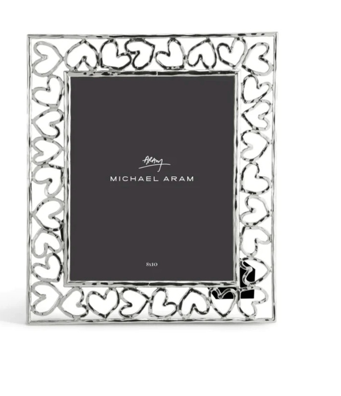 Michael Aram Heart Photo Frame 8×10 Silver Nickelplate 132342 New in Box
