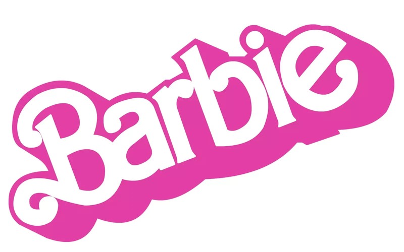Barbie sticker logo weatherproof bumper vinyl decal