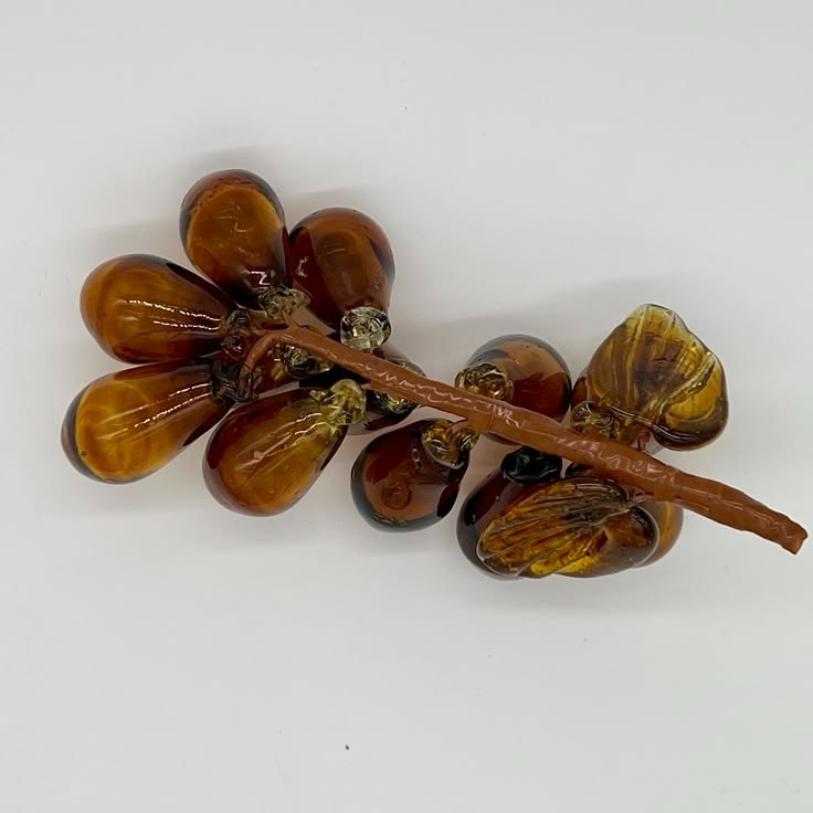 Vintage Retro MCM Mid-Century Modern Large Murano Blown Glass Grapes gallery