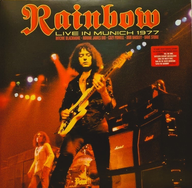 Rainbow Live In Munich 1977 Music Album Cover Poster Print 12 x 12