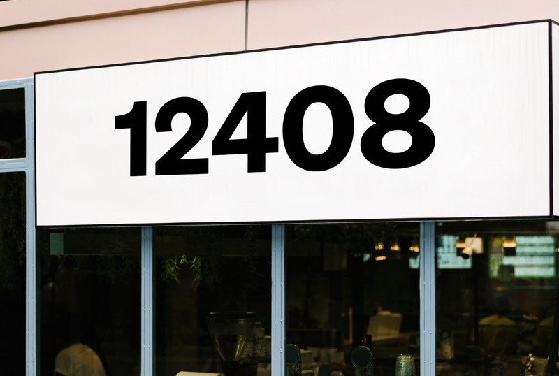 Sohne Bold Storefront Address Numbers Vinyl Sticker Decal for Business Window gallery