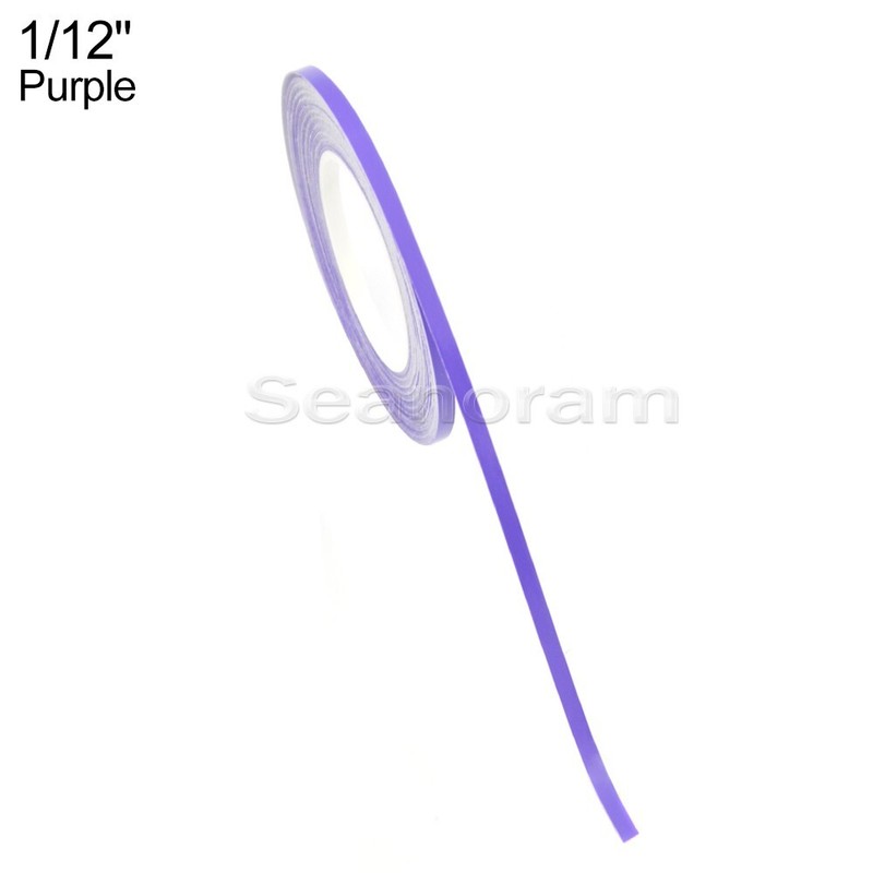 1/12″ 2mm Purple DIY Home Shop Bar Pinstriping Pin Stripe Decal Vinyl Sticker