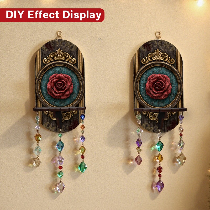 2D Summer Decor Floating Shelves Decorative Wall Shelf Wall Mounted Storage Rack gallery