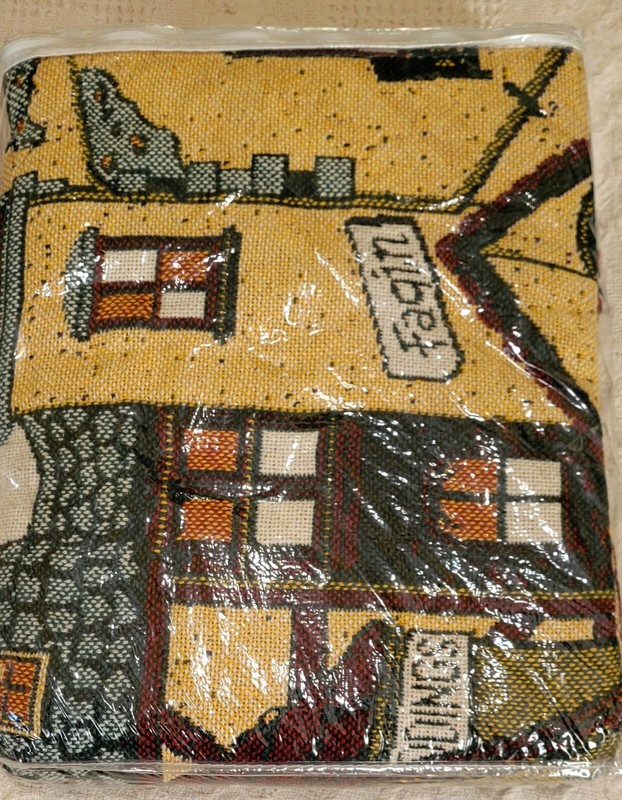 Dept. 56 Dickens' Village 1st in Series Triple Woven Throw Goodwin Weavers gallery
