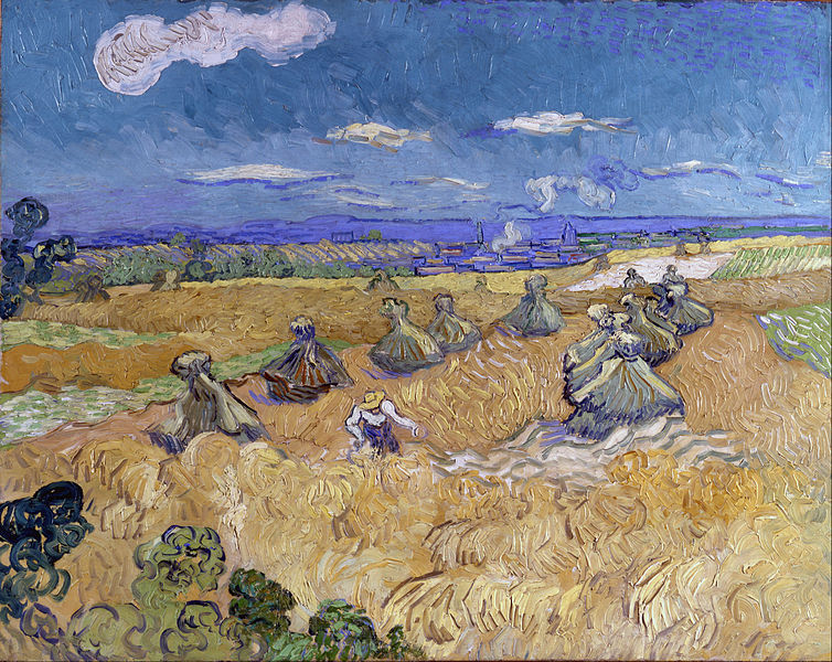 Vincent van Gogh – Wheat Fields Painitng Canvas wall home Decor high quality