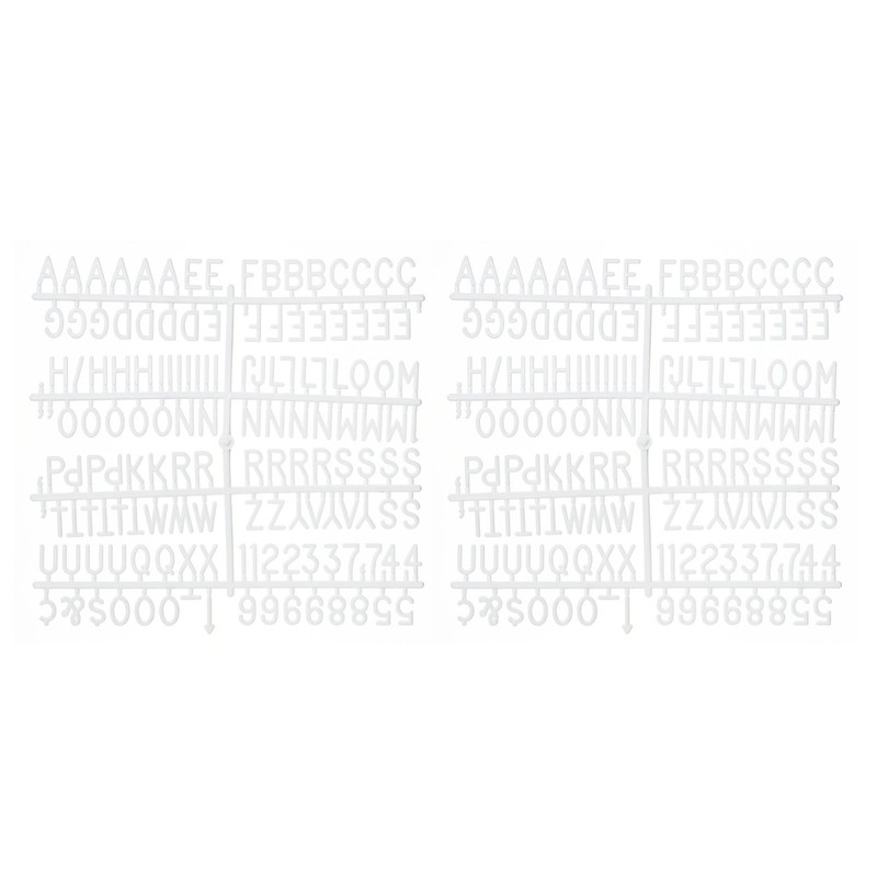 Felt Letter Board with 294 Letters, Numbers, Symbols - 10X10 Inch Changeable Mes gallery