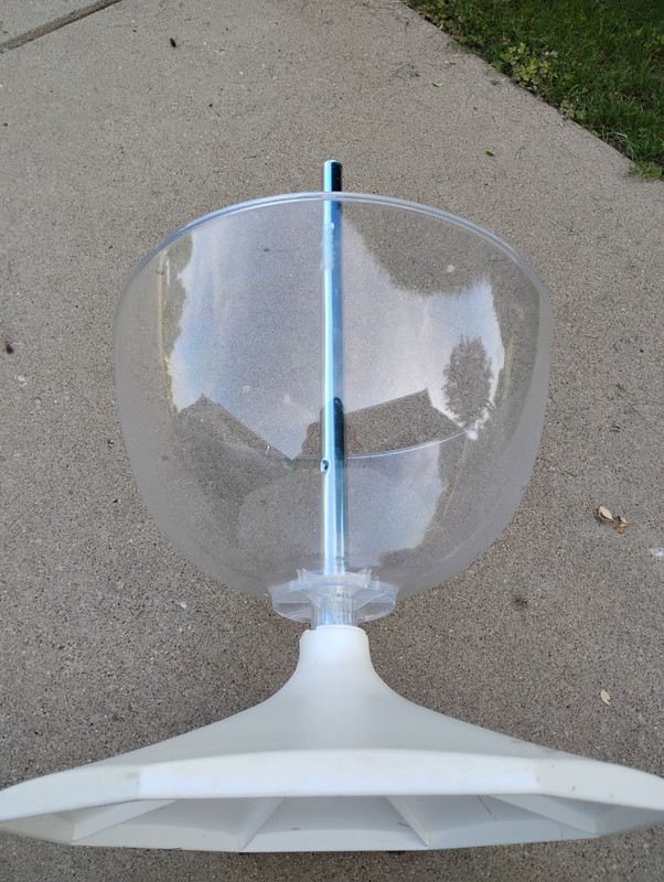 Vintage Mod Spaceage Terrarium Dome Floor Plant Stand Atomic MCM BASE ONLY gallery