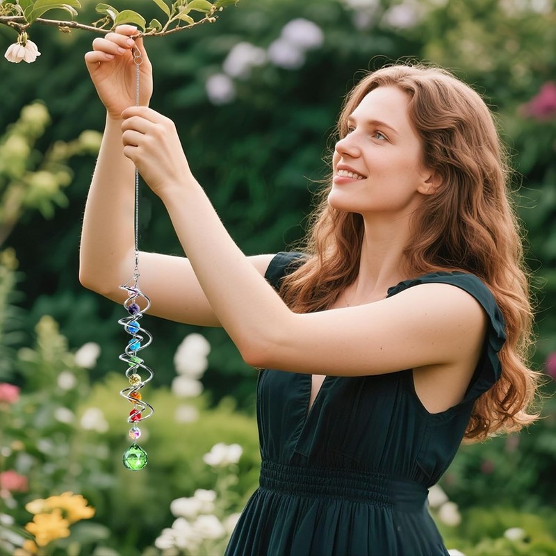 Durable & Charming Crystal Suncatchers 7-Pack - Perfect Gift for Any Occasion gallery